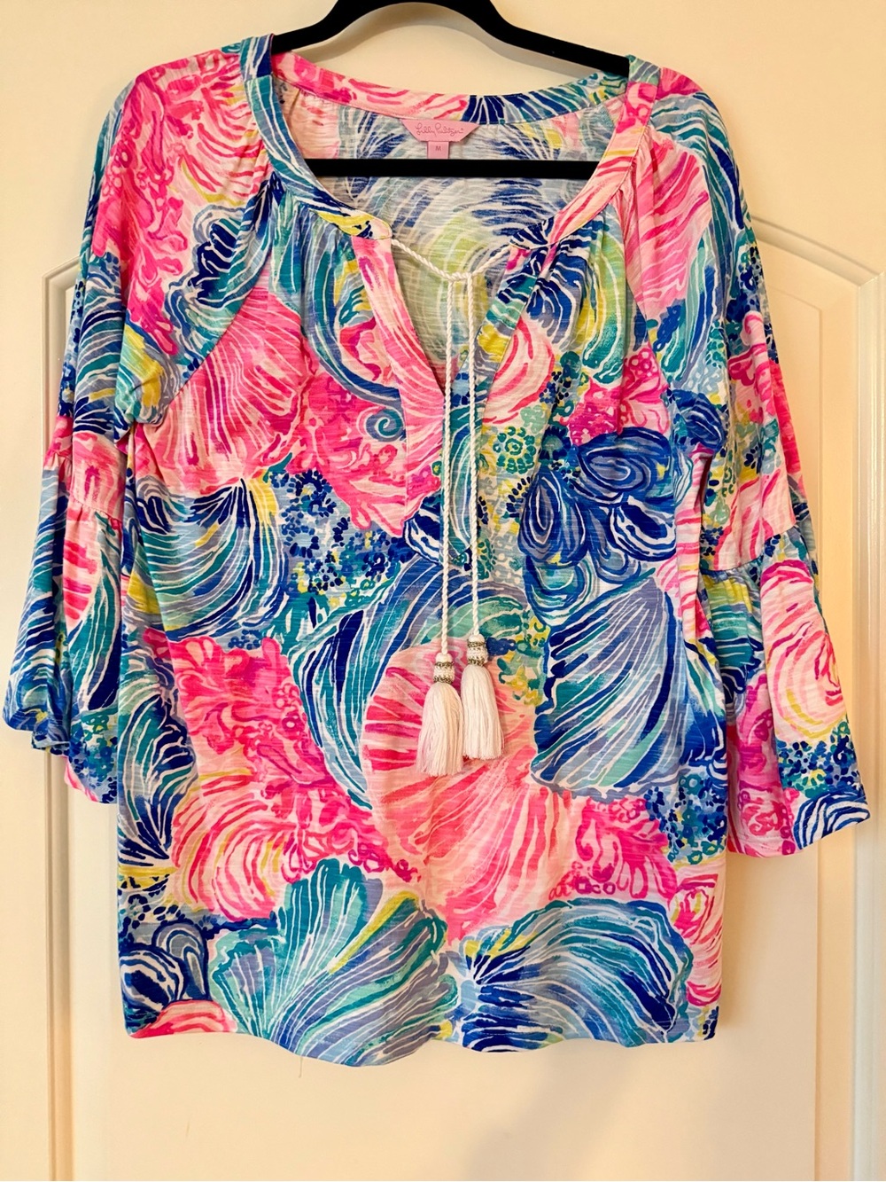 Lilly Pulitzer Pink Multi Shell-Print Women's Tunic